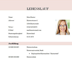 Lebenslauf_Vorlage_Muster_Student_Absolvent_modern