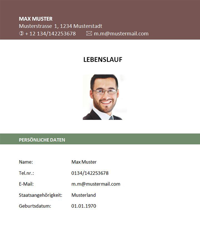 Lebenslauf Vorlage Call Center Agent Bzw Call Center Agentin